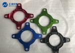 Color Anodized Aluminum Machined Components +/- 0.00008 inch Tolerance