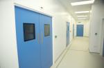 Modular Interior Hospital Double Doors Galvanized Iron 304 Stainless Steel GMP