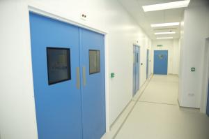 China Modular Interior Hospital Double Doors Galvanized Iron 304 Stainless Steel GMP Hygiene wholesale