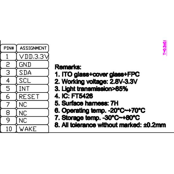 10 "Industrial Control Touch Screen