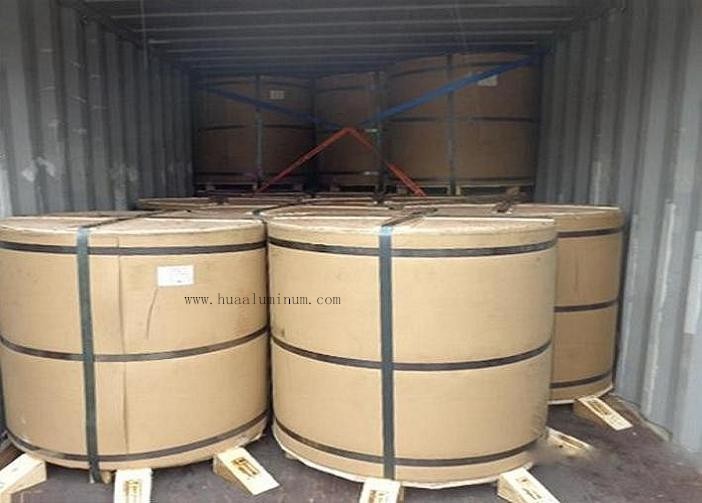 H116 6mm Tickness Painted Aluminum Coil With Blue Color Coated