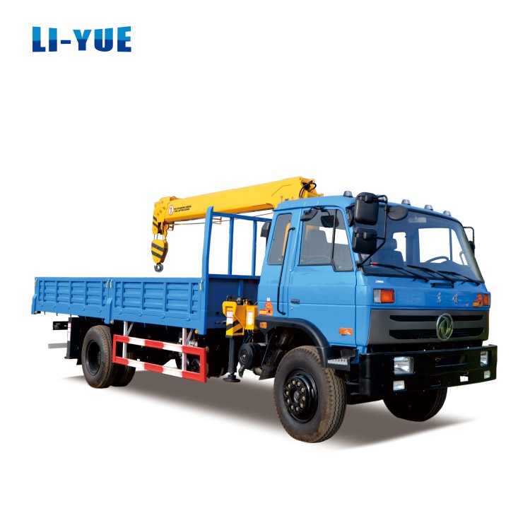 Hydraulic Folding Arm Brick Grab Block Lifting Crane With Truck