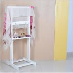 120cm Height MDF Wood Floor Coat Rack For Living Room