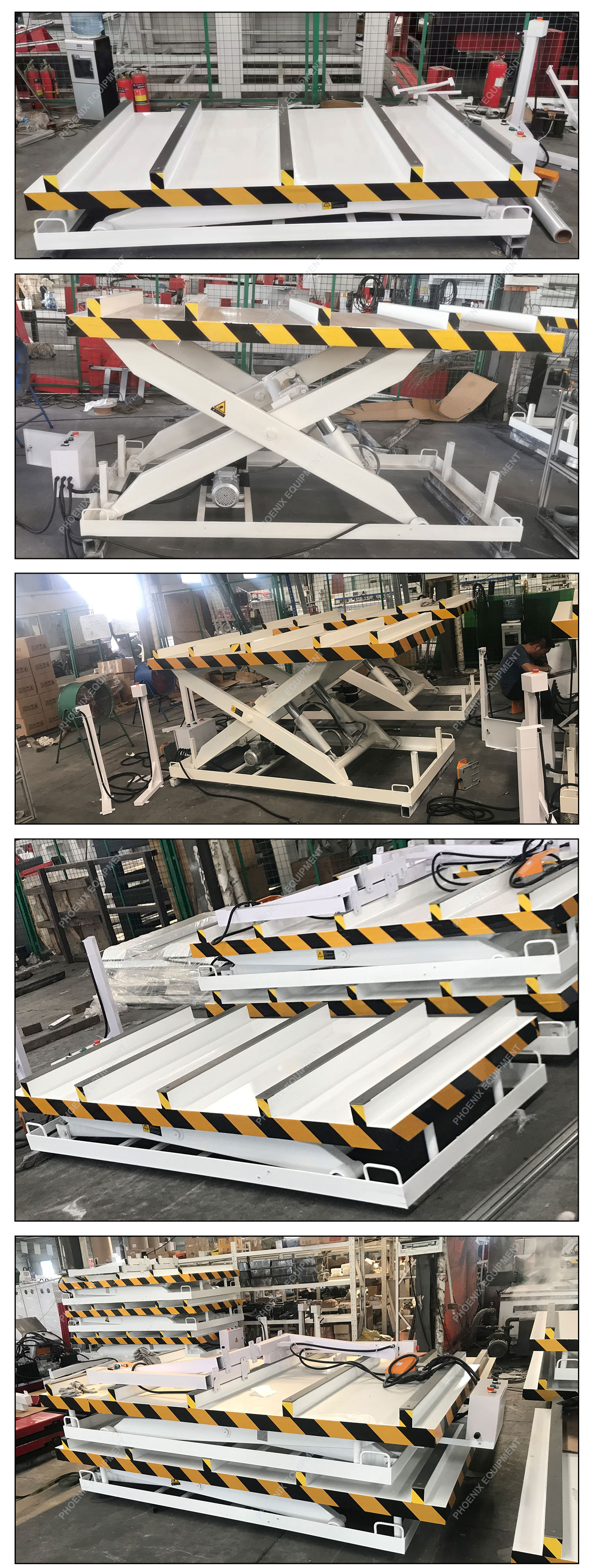 Heavy Duty Hydraulic Scissor Lift Table for Panel Furniture Processing and Loading