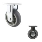Thermoplastic Rubber 150mm 250kg Rigid Directional Locking Swivel Casters