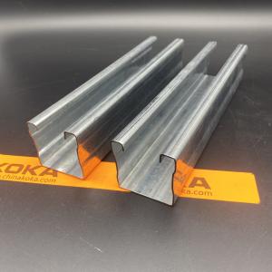 China Electrical Galvanized P2000 C Channel with Stiffener wholesale