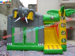 China Outdoor Kids Inflatable Bouncer Slide Commercial Grade 0.55mm With PVC Tarpaulin wholesale