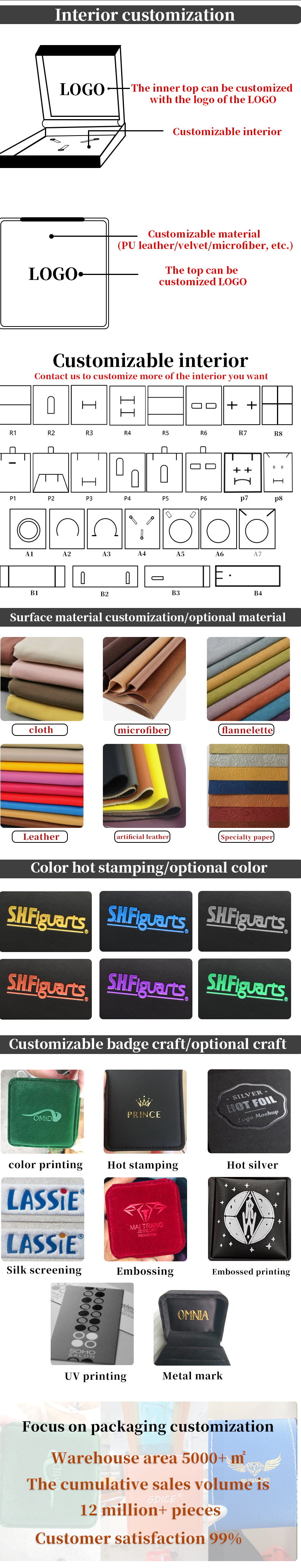 Candy Color Velvet Jewelry Box for Customized Storage of Rings Necklaces and Earrings