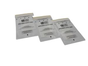 China 95kPa Clear/White Pressure-sensitive Adhesive Specimen Transport Bag wholesale