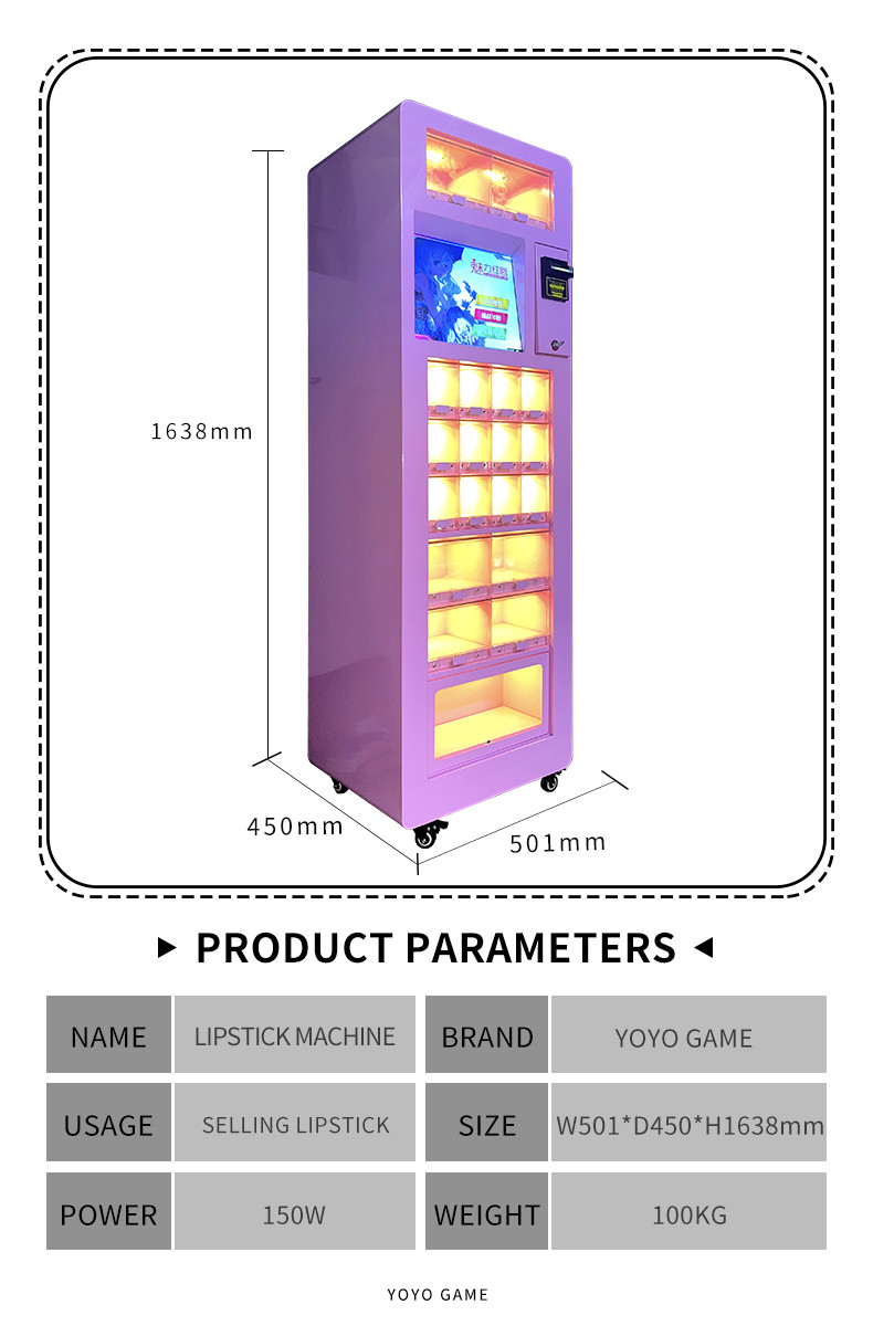 Coin operated games mini lipstick vending machine small prize machine vending game machine