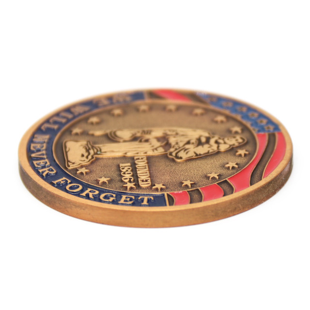 Round Custom Bronze Coins Customized Size Personalized Gold Coins