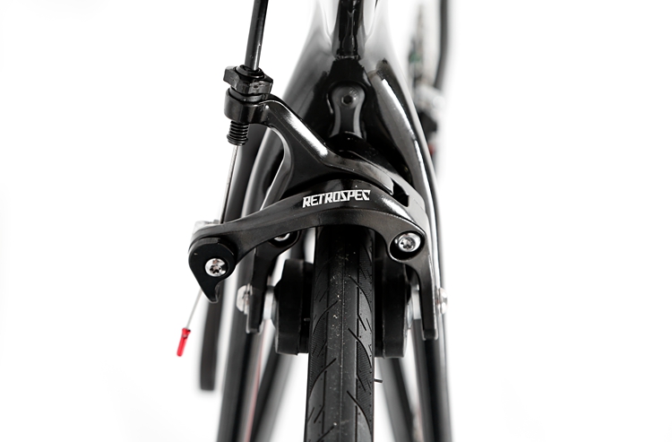 Men's V Brake Carbon Fiber Road Bike with Shimano 105/R7000-22S Derailleur Lever and 22 Speed on Carbon Frame 700c