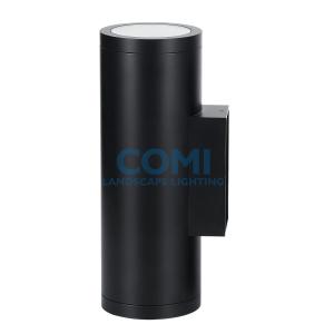 China Architectural Outdoor Wall Mounted Light Fittings IP65 40W 2 Directional Cylinder wholesale
