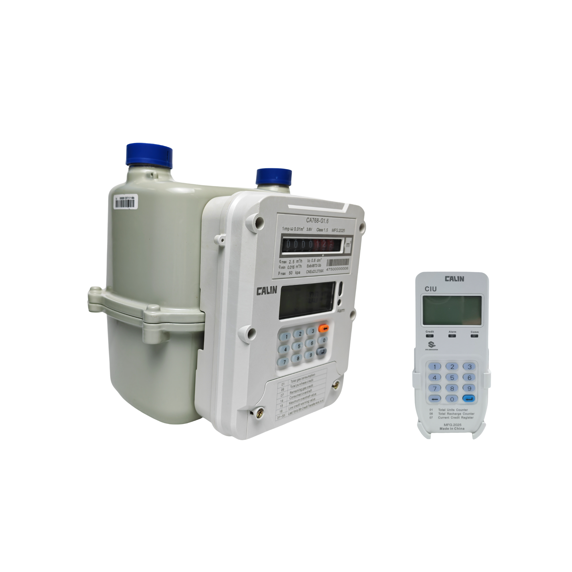 China MODBUS Communication Prepaid Gas Meter AMR AMI Compatibility , Maintenance Free wholesale