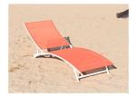 Customized Textilene Reclining Lounger Outdoor Swimming Pool Furniture