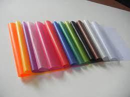 China 59g Yellow Blue Sticker Silicone Coated Release Paper Sheets SGS wholesale