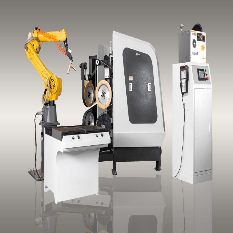 High Precision Low Noise Robot CNC Grinder For Automotive Wheel Hub Hardware Casting Automation Deburring