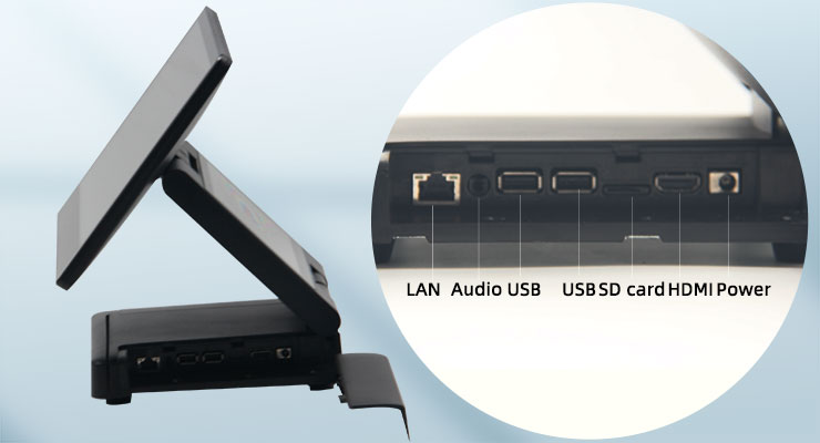 Android Touch POS All in One Cashier System with Optional External Thermal Printer