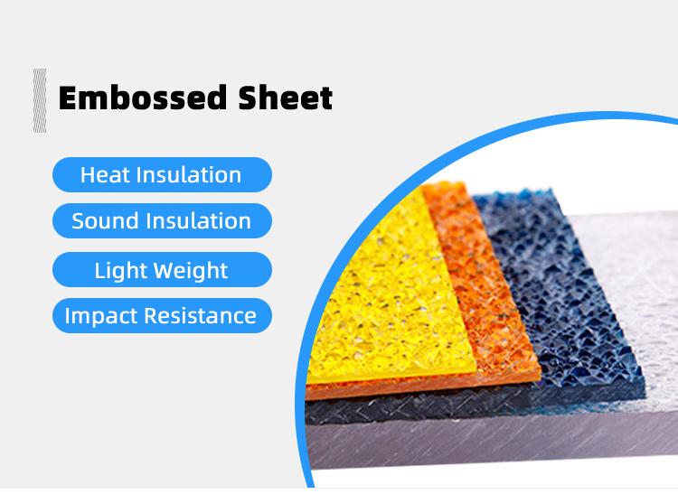 Colored Polycarbonate Roofing Panels 2mm-10mm Polycarbonate Sun Sheet For Outdoor Park