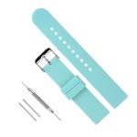 Unisex Removable TPU Rubber Watch Band Stainless Steel Buckle