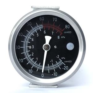 China 63mm 8 KPa Zero Panel Mount Pressure Gauge wholesale
