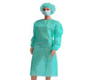 China Disposable PP PP Waterproof 35gsm Patient Isolation Gown wholesale