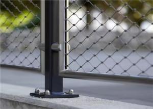 China 6 Meter Height SS304 Stainless Steel Wire Rope Net For Bridge Railing Fence wholesale