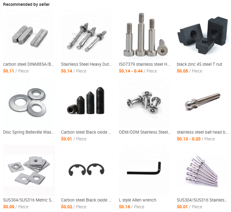 M2-M10 Hexagon Head Bolts Various Materials 6.8 Grade Bolt