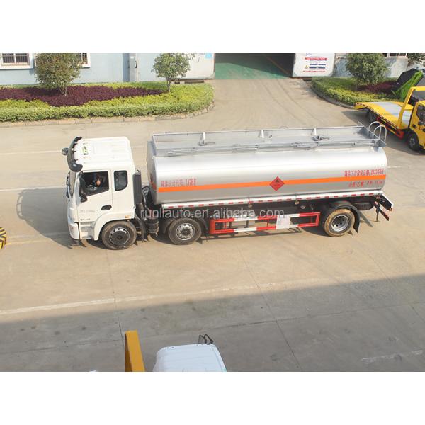 Factory Direct Price Dongfeng Jincheng 6x2 19.9cbm Flammable Fluid Methanol Crude Oil Chemical Tank Truck