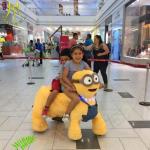 Hansel amusement park electric walking stuffed animals electric rides