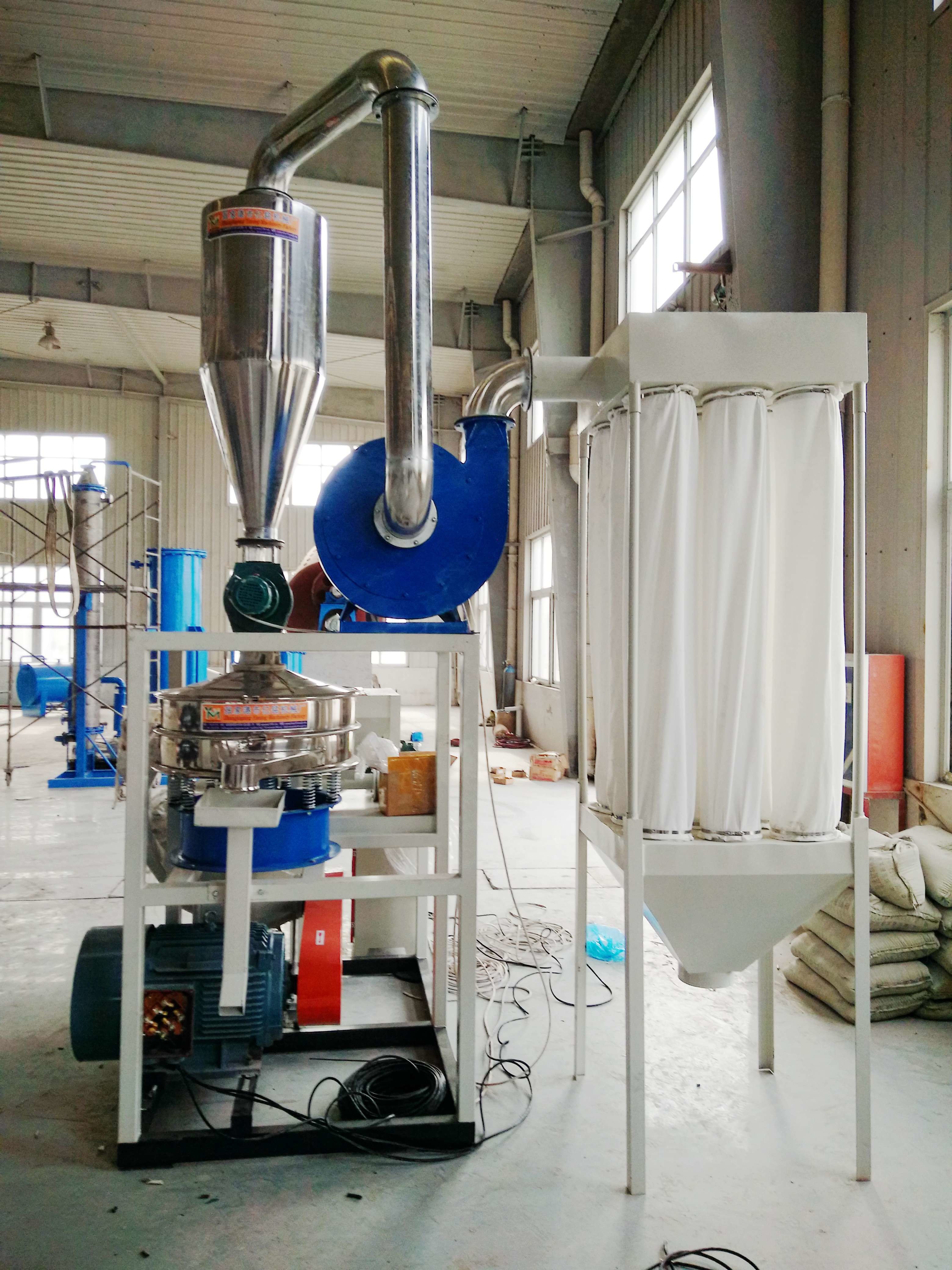 PET800 Plastic Granulator Machine , 100 Mesh Plastic Grinding Equipment