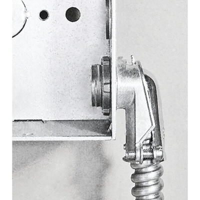 Galvanized Flexible Conduit Fittings EMT Conduit to Flexible Conduit Connector Combination Coupling