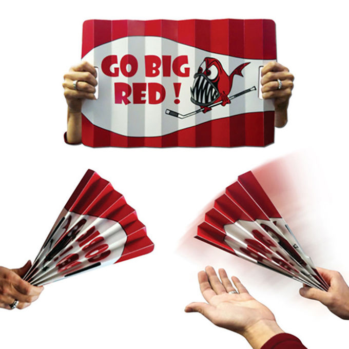 Football Paper Game Promotional Folding Cheer Fan Logo Customized