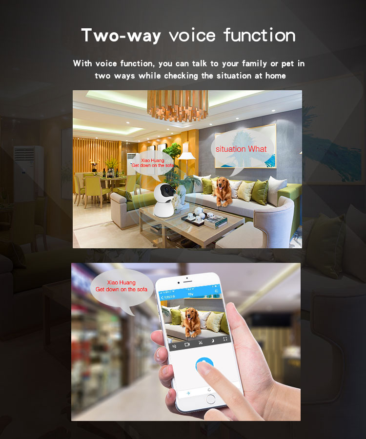 Glomarket 2K Ultra-clear Motion Detection Smart Indoor Pan/Tilt Home Wifi Smart Home Camera Security Wireless Camera