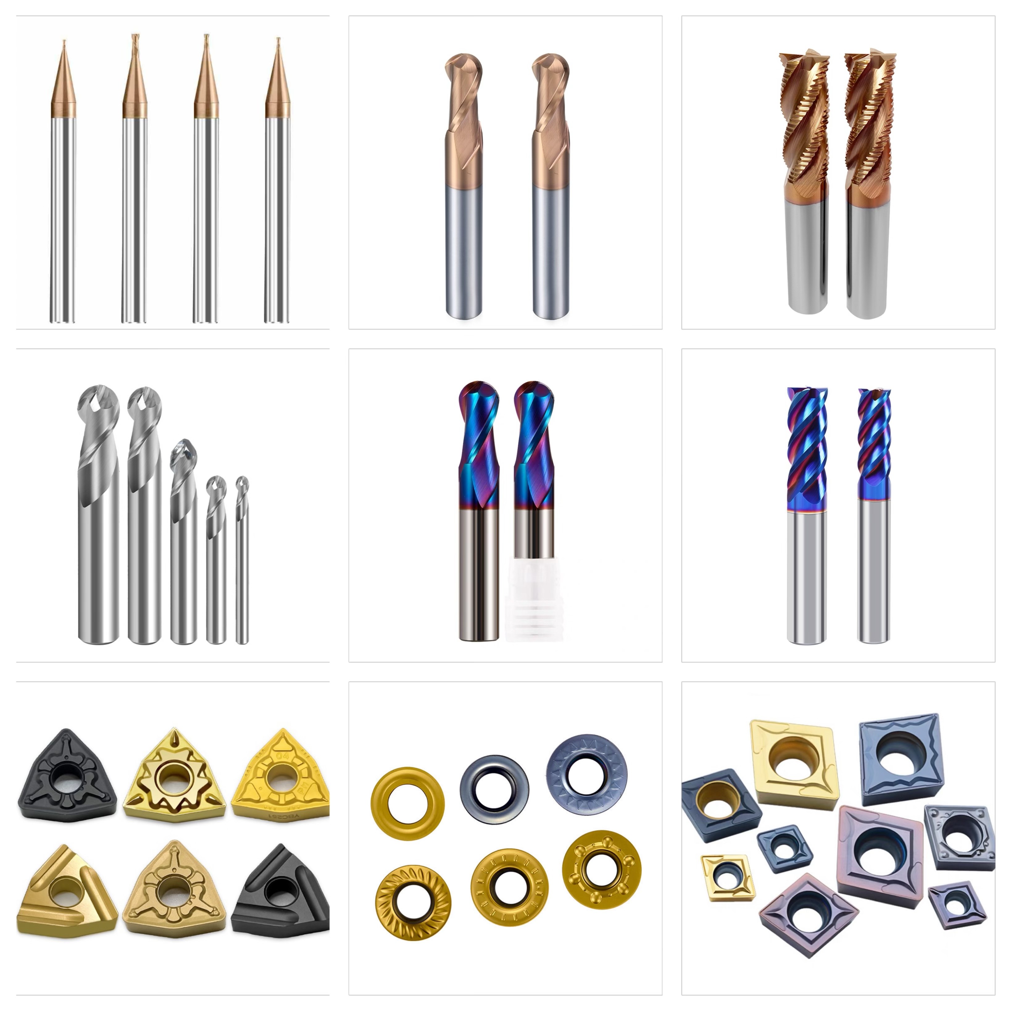 Durable Aluminium Ball End Milling Cutter For Non Ferrous Metal Cutting