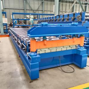 China 1200mm 1220mm Metal Color Steel IBR 6 Rib Roof Wall Panel Roll Forming Machine wholesale