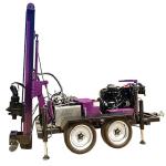 Water Well Drilling Trailer Borehole Drilling Rig Mobile Hydraulic Water Well