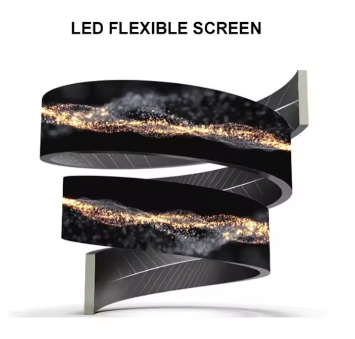 Immersive Viewing Experience with Curved Flexible LED Display