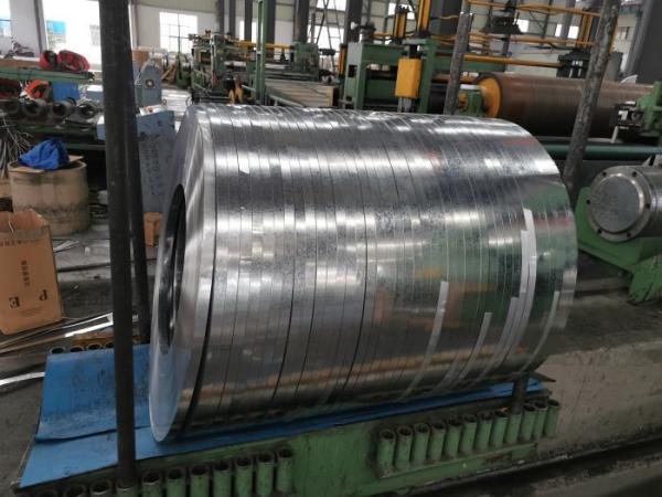 Automatic Steel Coil Slitting Machine / Galvanized Steel Strips Metal Slitting