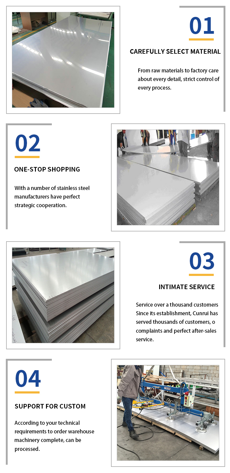 6mm Grade 201 202 Aisi Stainless Steel Sheet 1000mm 1219mm 1250mm Width