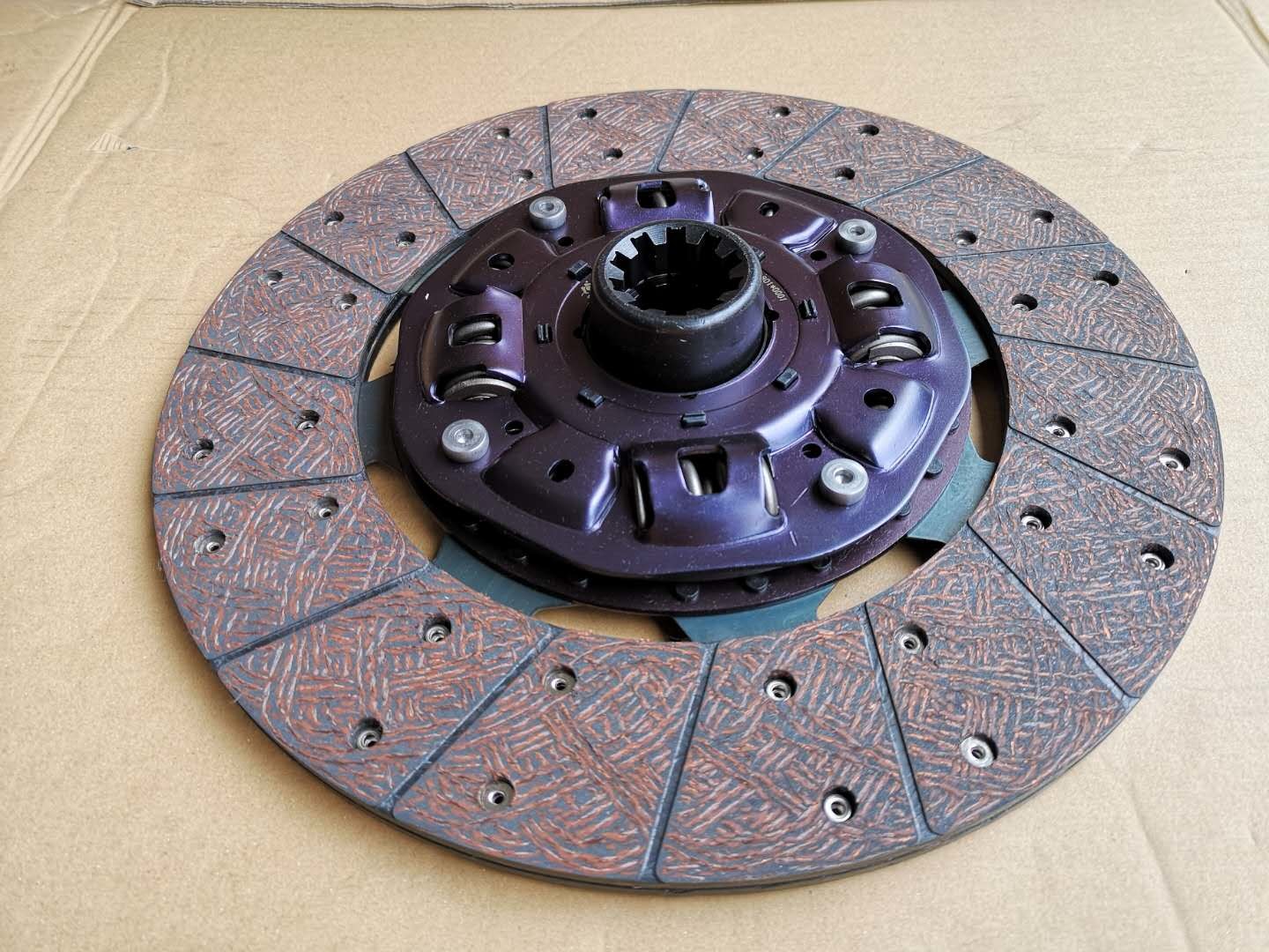 1312408511 ISUZU 380*10 Clutch Disc Purple Retaining Plate Gear Groove In Shaft