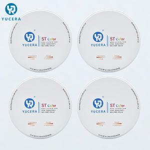 China 1100 MPa 1200HV Yucera Pre Shaded Zirconia Blocks wholesale