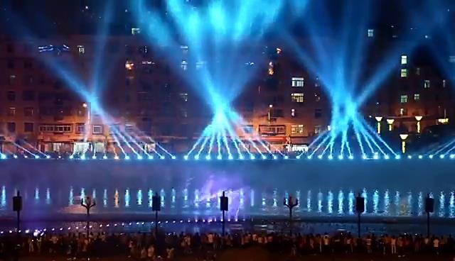 Programmable Outdoor Laser Light Show For Scenic Spots Decoration