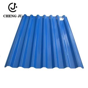 China Blue Sunlight Roof Sheet 0.4-1mm Color Coated Corrugated Prepainted Galvanized Metal Roof Light Panels wholesale