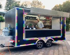 China Towable Mobile Food Trailer Fully Equipped Food Vending Truck wholesale