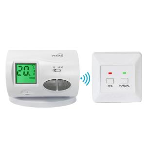 China Omron Relay 868Mhz Wireless Room Heating Thermostat For Office wholesale