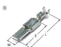 China Terminal Connectors Electrical Cable Connectors , Car Electrical Connectors 740632-3 wholesale