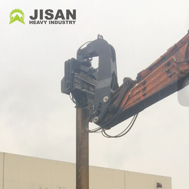 U Shape Sheet Pile Vertical Clamp Excavator Sheet Pile Driver For PC200-5