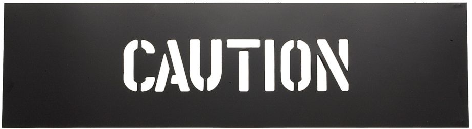 Custom Symbol PVC Plastic Letter Stencil Rectangle Shape Spurt Drawing Paint Stencil