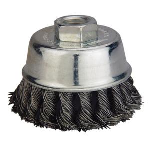China Stable Knotted Wire Cup Brush , Stainless Steel Wire Brush For Grinder wholesale